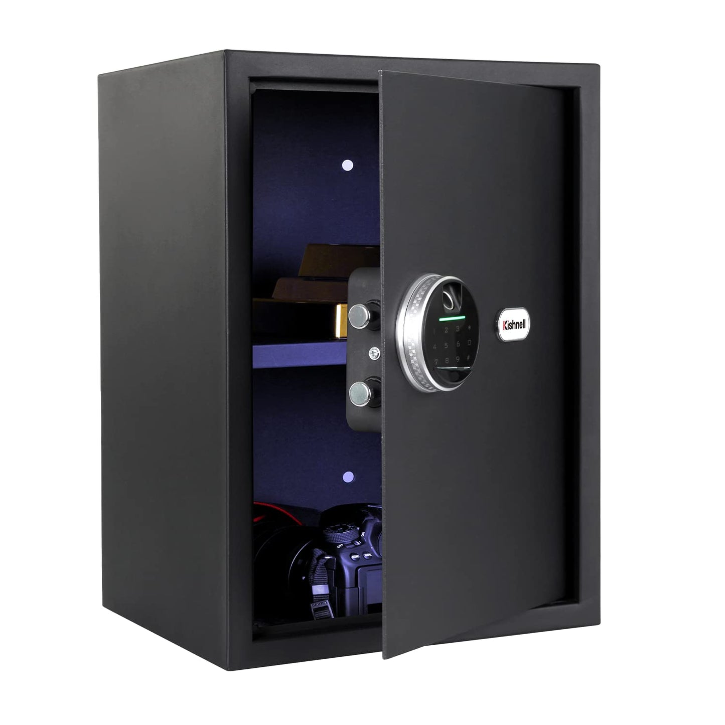 Kishnell | Caja Fuerte Seguridad Grande Huella Y Luz Sprinfrield 50FDE