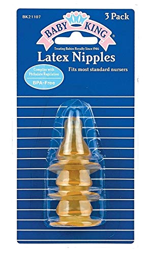 Baby King Latex Nipples by Baby King