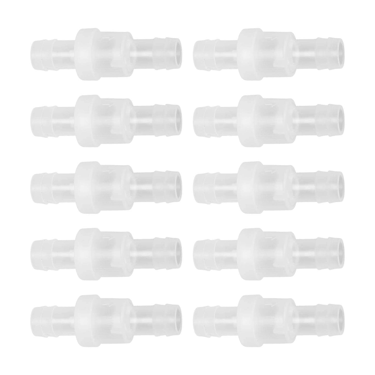 Válvulas de Retención Unidireccional de Plástico para la Industria Química 12mm translucent