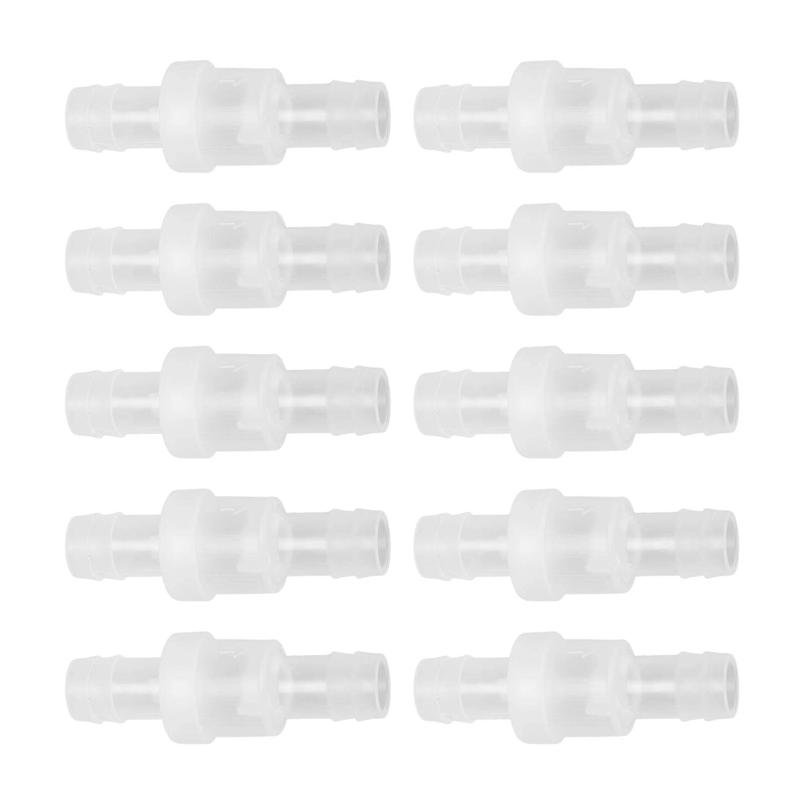 Válvulas de Retención Unidireccional de Plástico para la Industria Química 12mm translucent