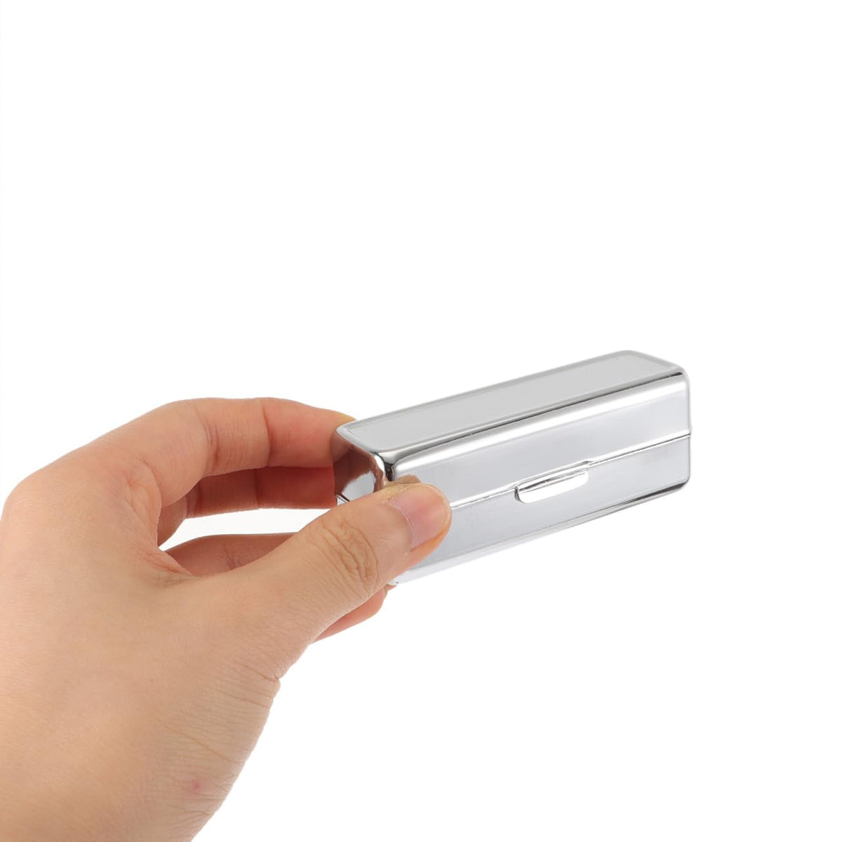 Beaupretty - Funda organizadora de lápices labiales clásico con espejo, portátil, para almacenamiento de maquillaje para brillo de labios, rodillo de aceite esencial, elegante diseño retro para viajes