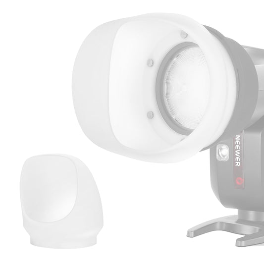 NEEWER Catch Light Reflector, Modificador Luz Silicona Magnética para NEEWER NW620 NW700 NW760 Z880 Z760 Flash Cabeza Cuadrada & Z1 Z2 Cámara Cabeza Redonda Speedlite,Aro Adaptador No Incluido, CRS16