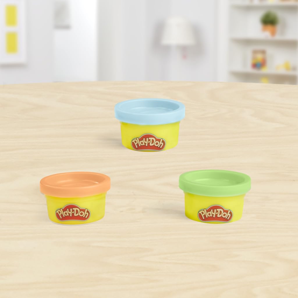 Set de Letras Play-Doh Brillantes con Accesorios y 6 Latas para Niños y Niñas