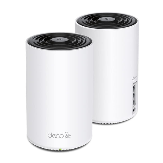 Sistema WiFi Mesh TP-Link Deco AXE5400 Blanco con Banda 6GHz y Baja Latencia para Todo el Hogar