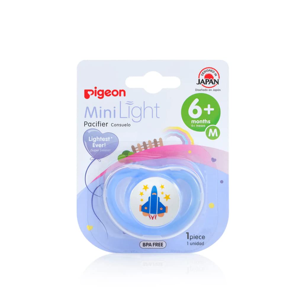 Chupones Pigeon MiniLight Silicona Suave para Bebé Unisex 5 a 8 Meses
