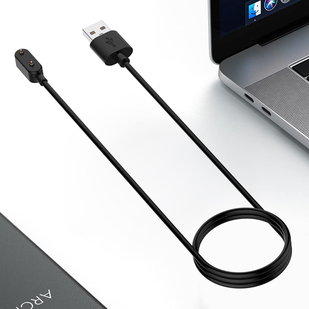 USTIYA Cargador para Huawei Band 10 9 8 7 6 1M Charger con Watch Fit 3 2 Mini New/Watch Kids 4 Pro y para Honor Band USB Magnética Charging Cable de Carga