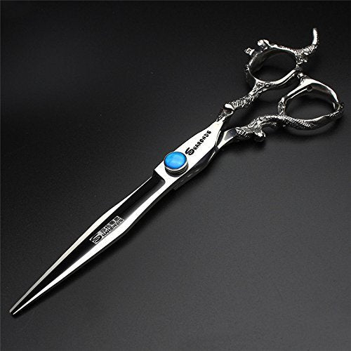 AXEMOORE Tijeras profesionales de Japn 440C, Modernas, Plateadas, para Peluquera, 7 Pulgadas