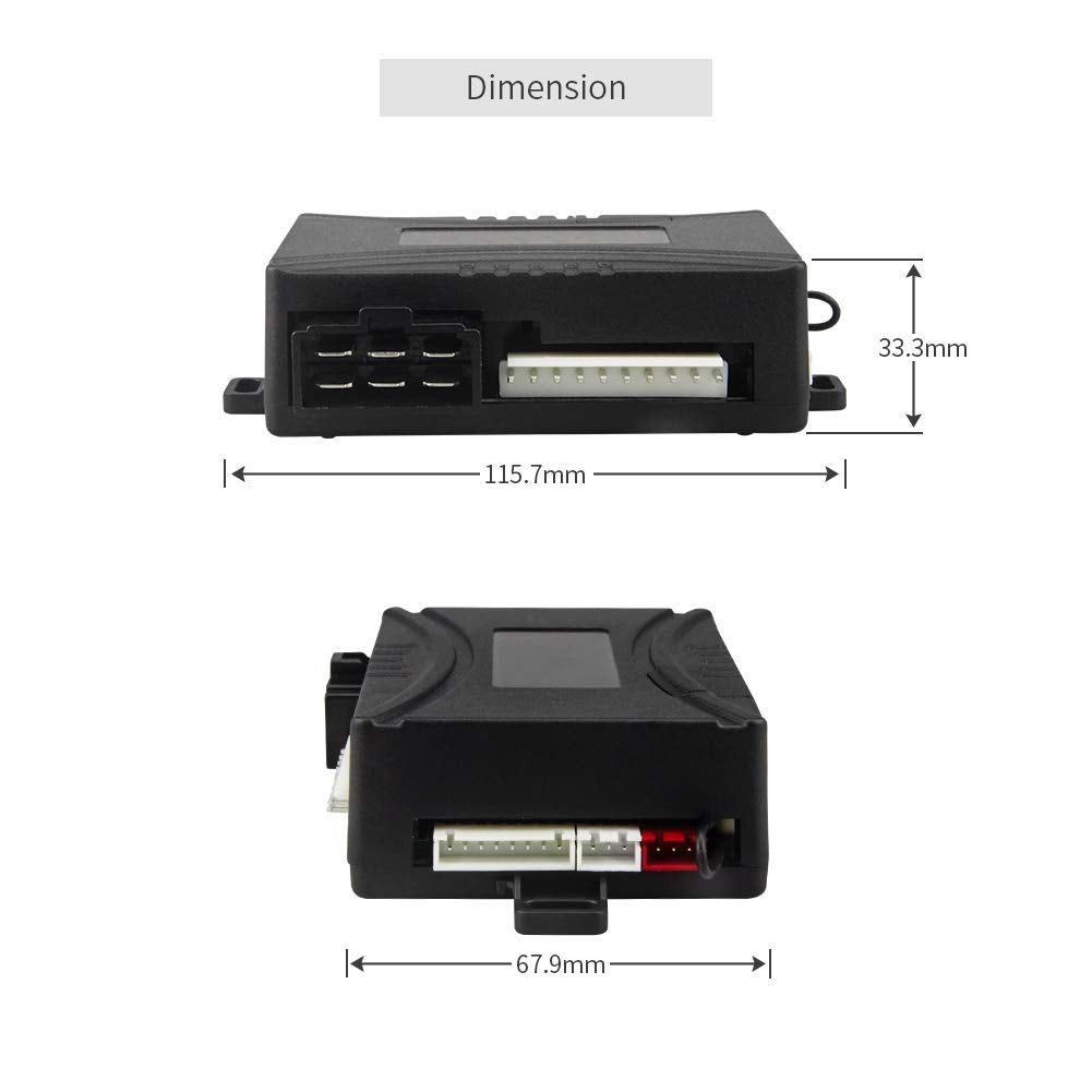 Sistema de Alarma EASYGUARD EC202 LCD Pager 2 Vías con Arranque Remoto y Sensor de Microondas para Coche