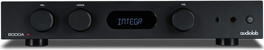 Audiolab 6000A amplificador estéreo integrado de 100 vatios/Bluetooth DAC - Negro