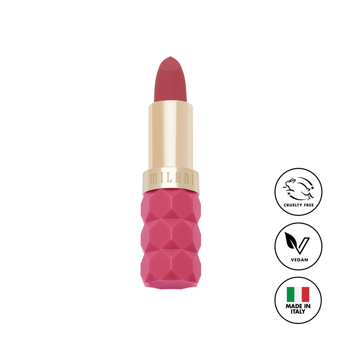 Milani, Labial en barra Mate, Color Fetish Lipstick Matte Flora (Petal)
