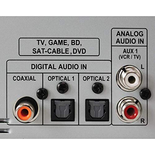 Sistema de Cine en Casa RCA Negro Sonido Envolvente Digital 5.1 1000 Vatios Con Receptor de Audio Bluetooth y USB