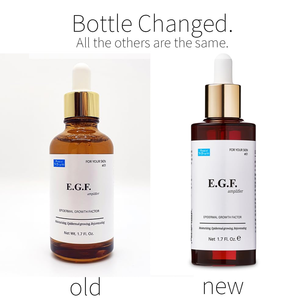 Suero EGF con factor de crecimiento epidérmico, 1,7 onzas líquidas/50 ml, ingredientes cosméticos para el suero facial, suero para la piel, factor de crecimiento EGF coreano, EGF, abundante después