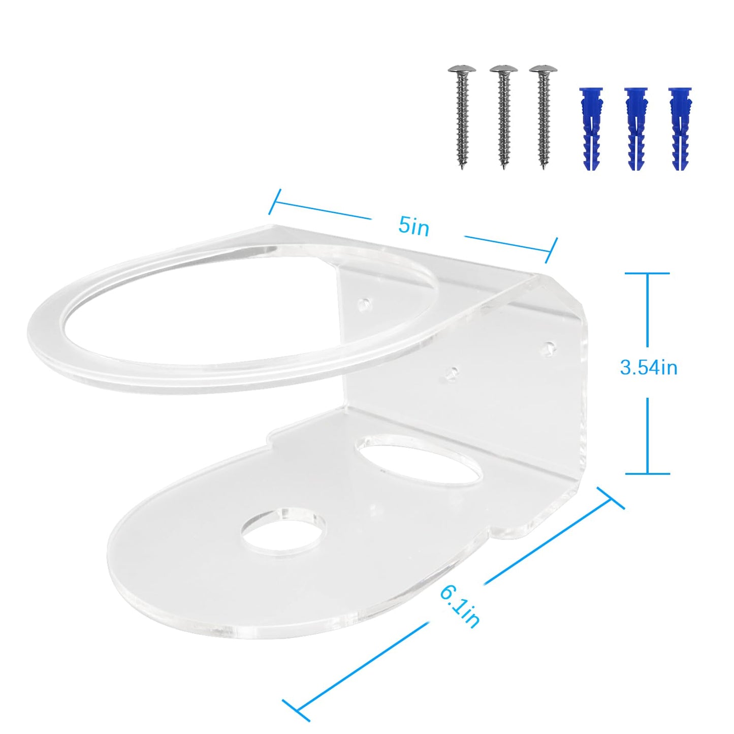 Soporte de Pared Acrílico TIUIHU Blanco Compatible con Linksys Velop Pro 6E y TP-Link AX6600 Deco Tri-Band WiFi 6 Mesh System