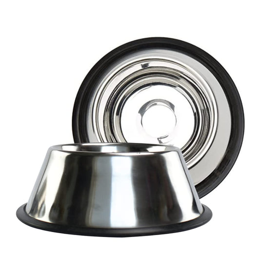 Fancy Pets Plato de Acero Inoxidable para Perro de Orejas Largas
