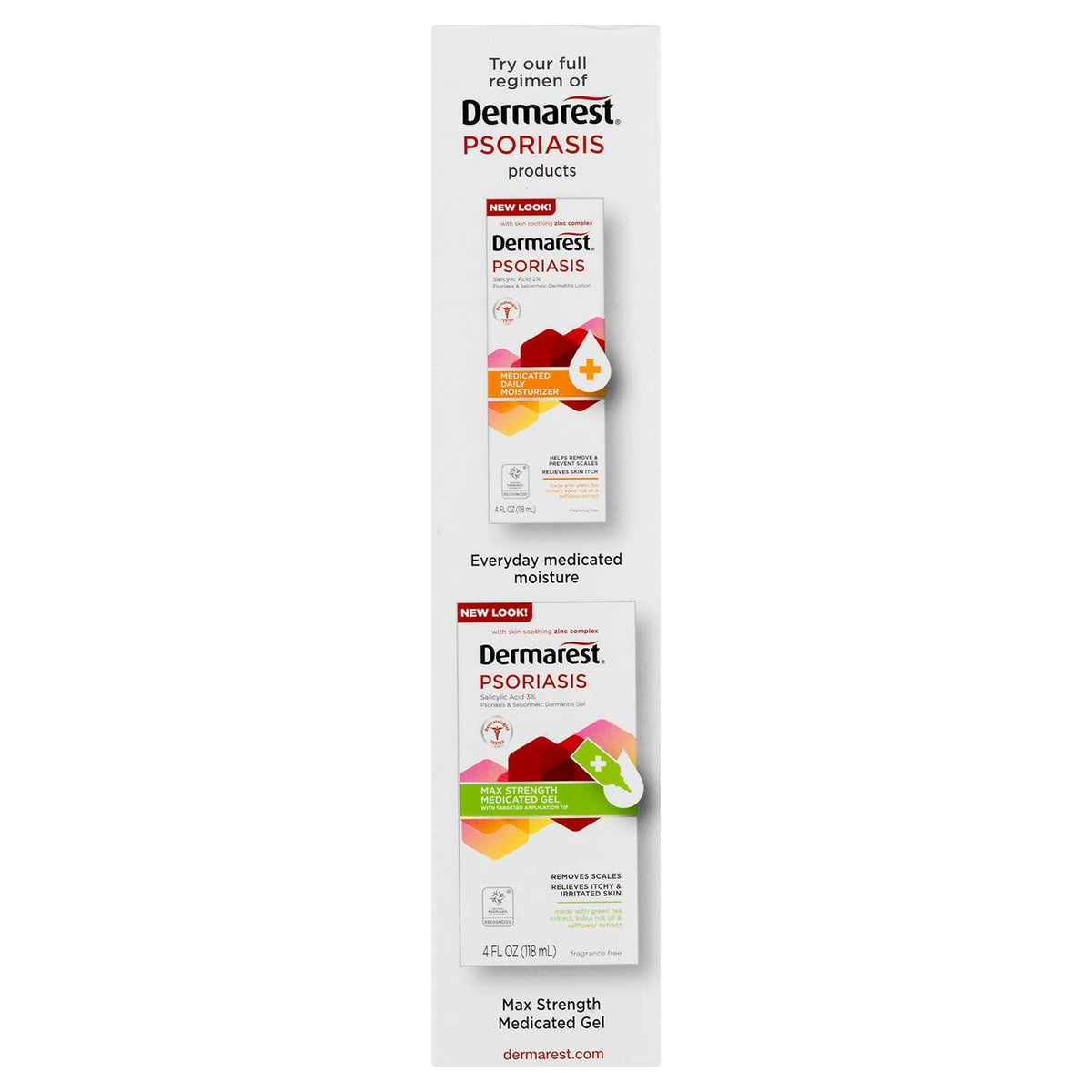 Dermarest Psoriasis Medicated Shampoo Plus Acondicionador | El embalaje puede variar | 8 oz | 1 unidad
