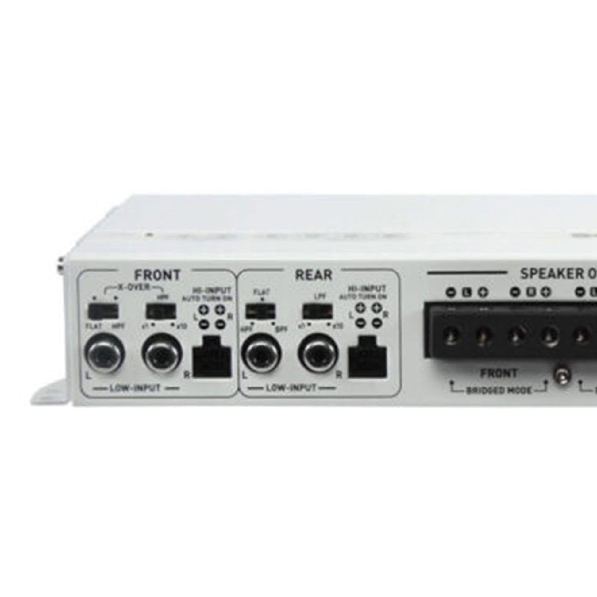 Amplificador de 4 Canales Soundstream Rubicon Nano Marino 1400W Clase D Blanco