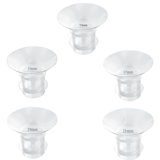 Insertos para Extractor Medela y Spectra 24 mm, Compatibles con Extractor de Leche Portátil S9/S10/S12, Juego de 5 Piezas
