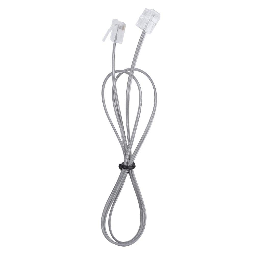 Oumij Teléfono Fijo con Cable Montaje en Pared Extensión de Teléfono de Línea Fija Sin Identificador de Llamadas Teléfono del Hogar Escritorio o Pared para la Familia del Hotel(Negro)