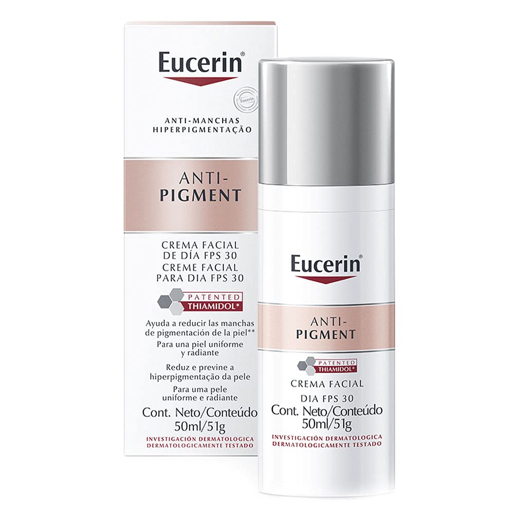 Eucerin Antipigment Crema Día Fps 30+ 50ml + Ph5 Bálsamo labial Protector de Labios FPS 20, 4.8 gramos