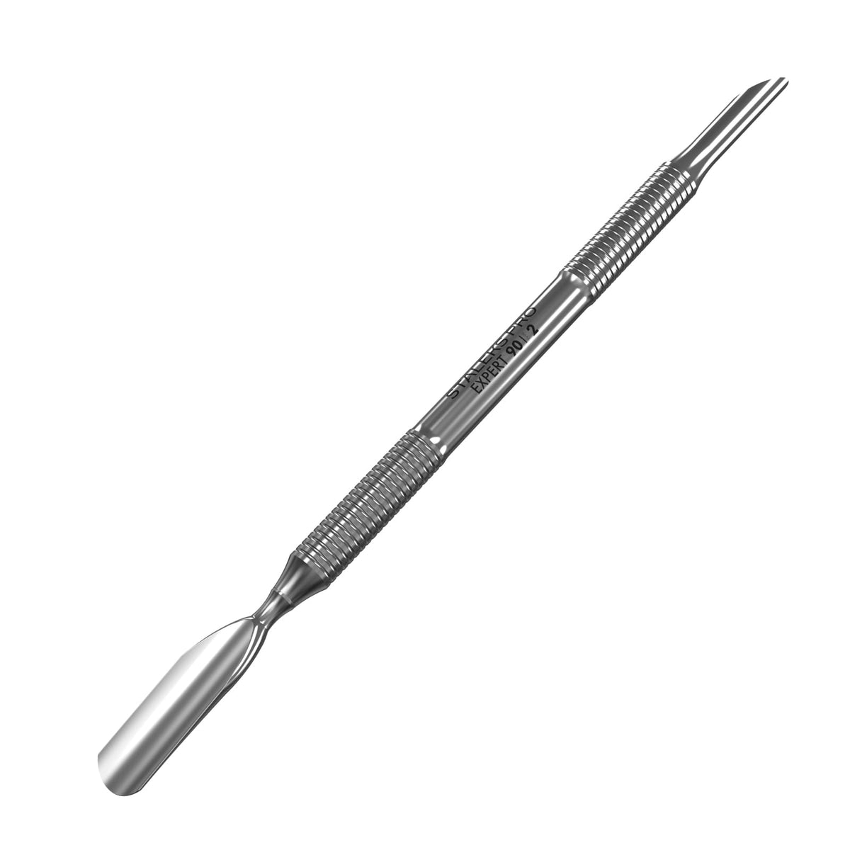 YUAKUOD Pusher Cuticle Manicure Pedicure Staleks Pro Expert Pe-90/2 Slant Pusher and Rounded Wide Pusher