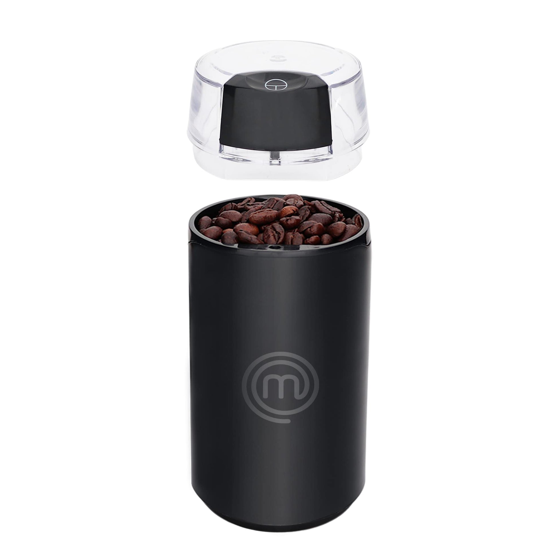 Hukën x MasterChef | Molino Eléctrico de Café Premium | Molido Perfecto | Acero Inoxidable | Capacidad de 50 gr. | 150 W | Diseño Compacto y Eficiente