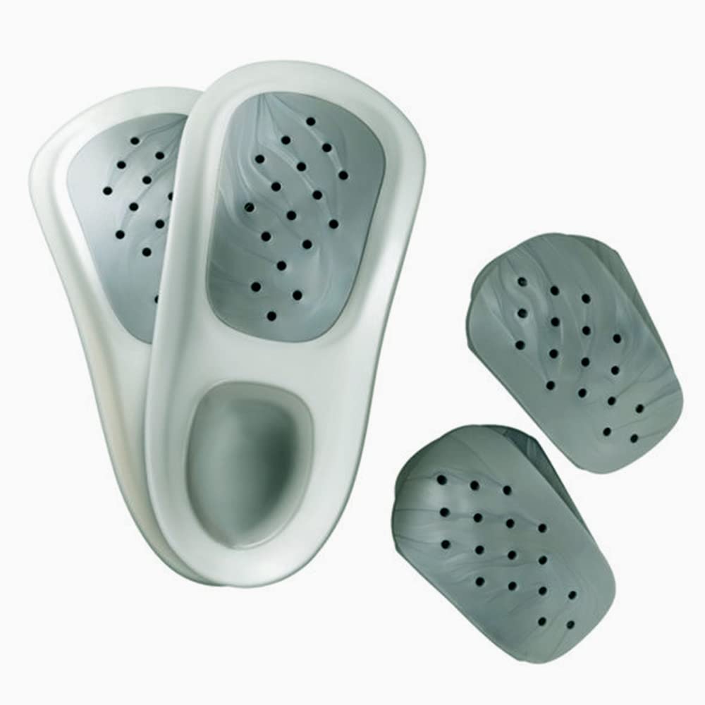 Plantillas Ortopédicas WalkFit Platino Blanco Soporte Arco Alivio Dolor para Hombre/Mujer