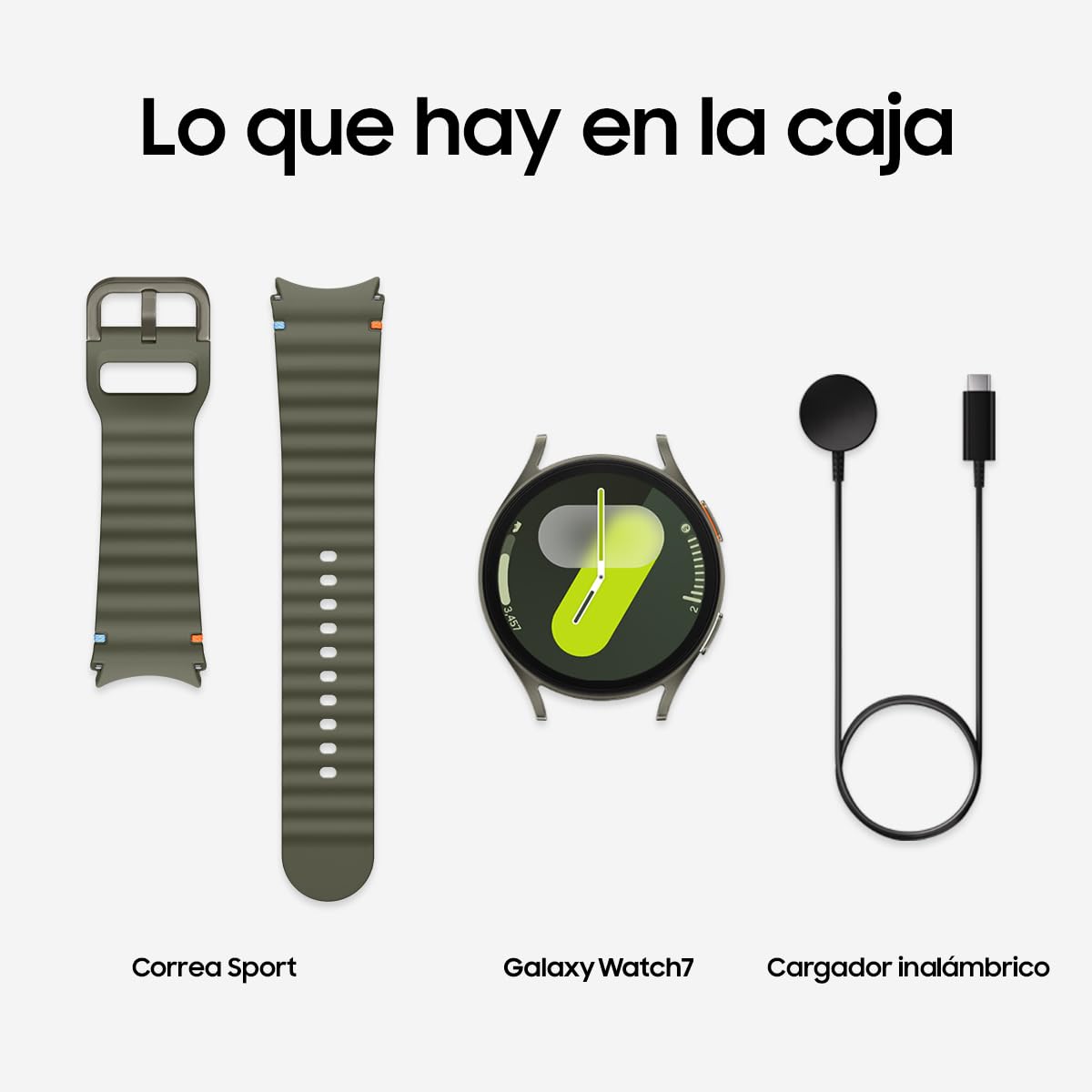 Smartwatch Samsung Galaxy Watch7 44mm Khaki AI Nacional con Garantía