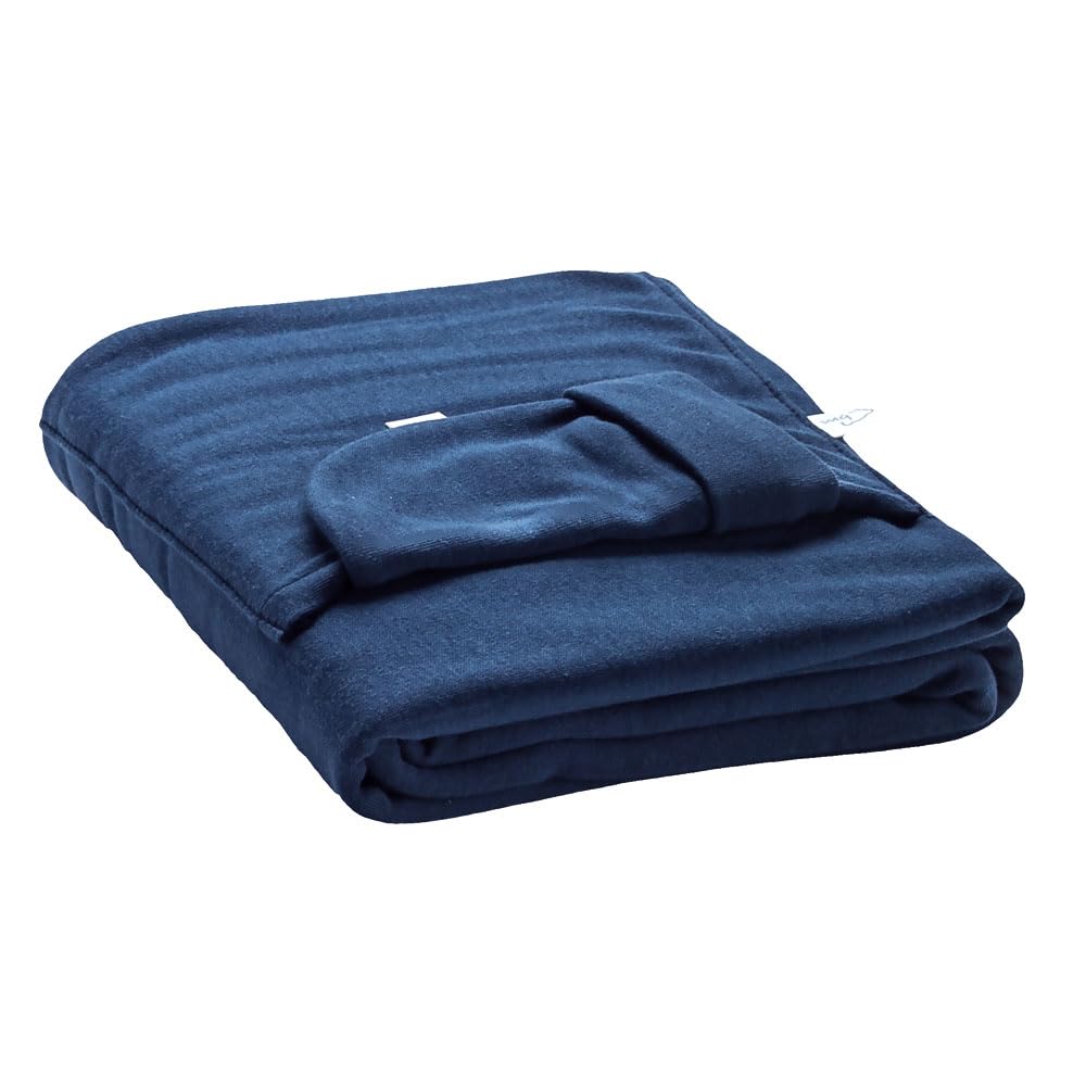 Baby Mink Fular Portabebé para Recién Nacido, Rebozo Ergonómico Suave para Cargar Bebé (Azul Marino)