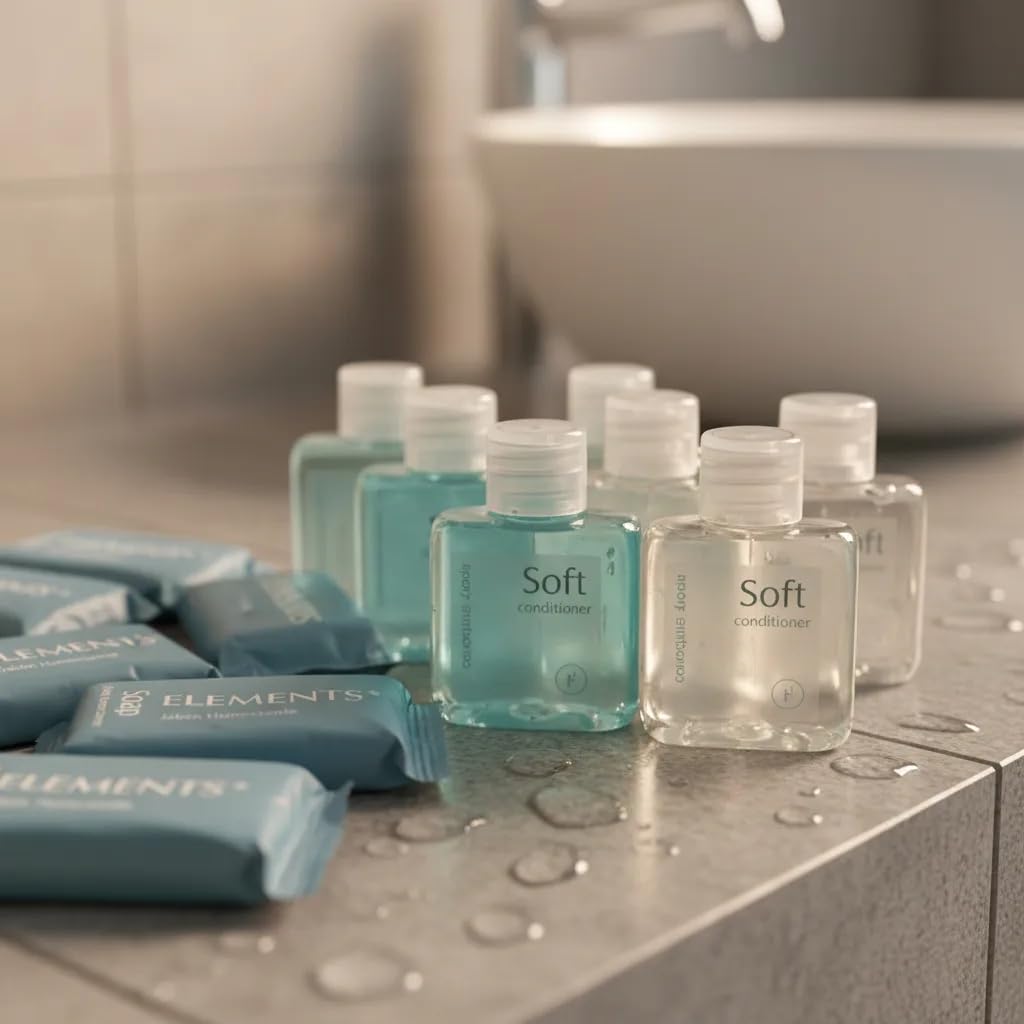 JYPESA Kit Amenidades Hoteleras 320 Pzas Elements Shampoo Jabón Airbnb