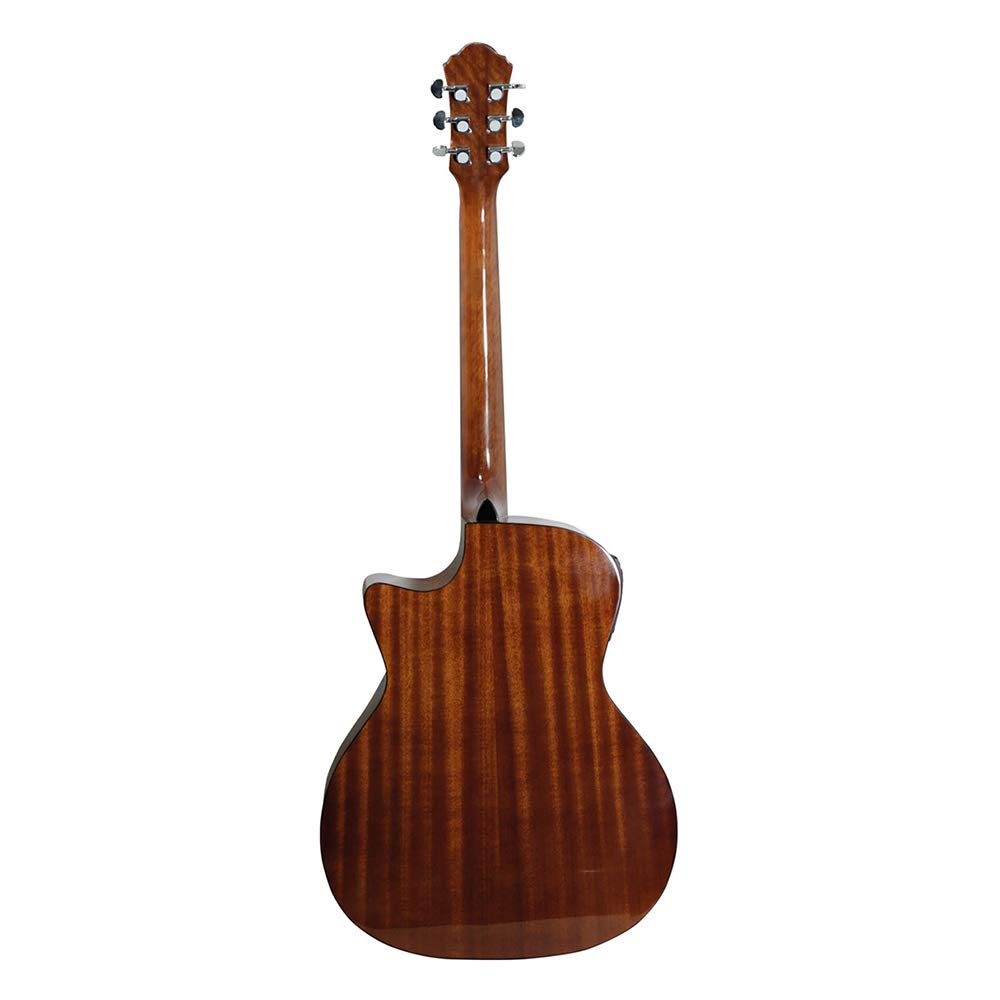 Guitarra Electroacústica Grand Auditorium La Sevillana GA-320CEQ color sombreado