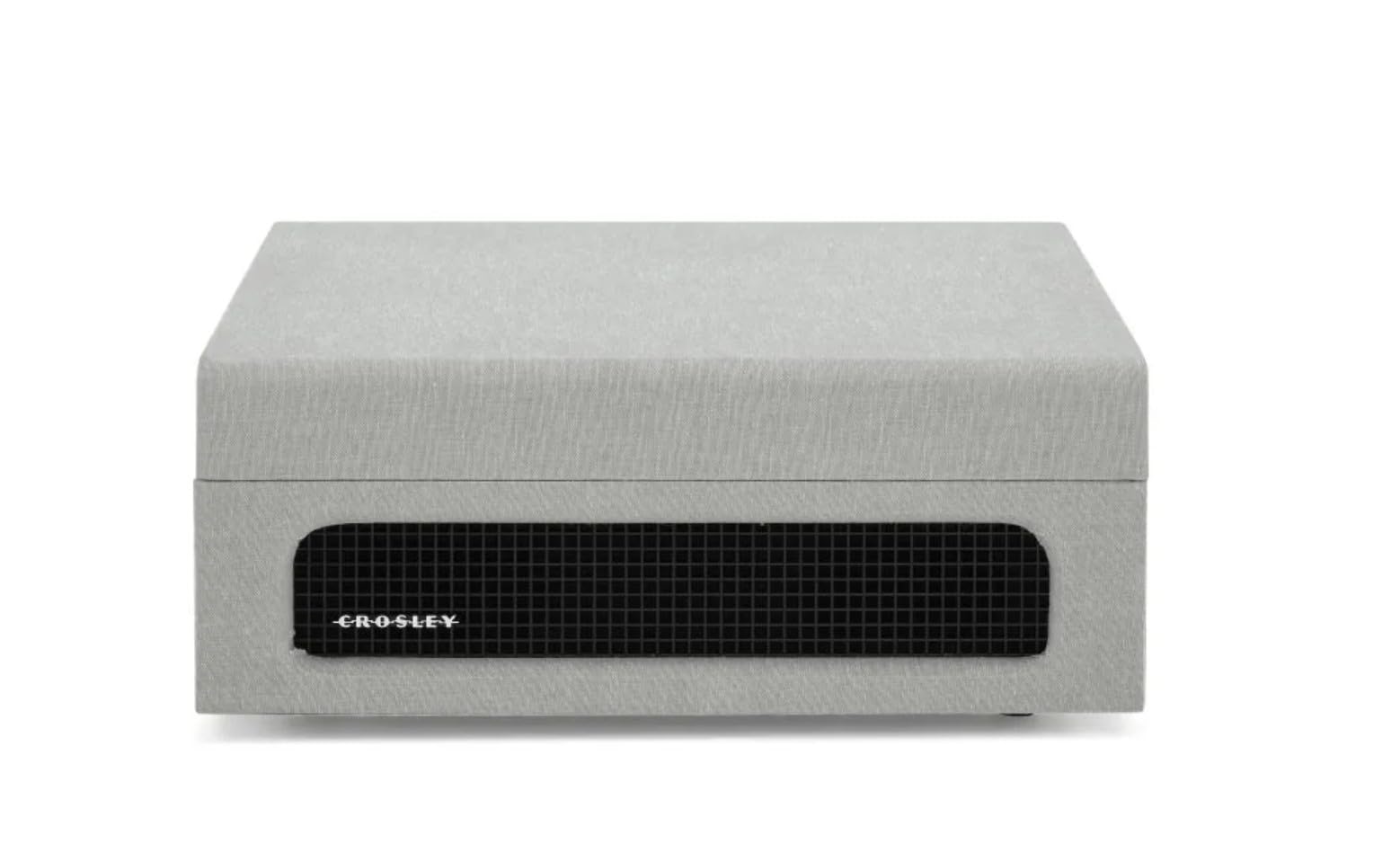 Crosley CR8017B-GY Voyager Vintage Portable Turntable with Bluetooth in/out and Built-in Speakers, Gray
