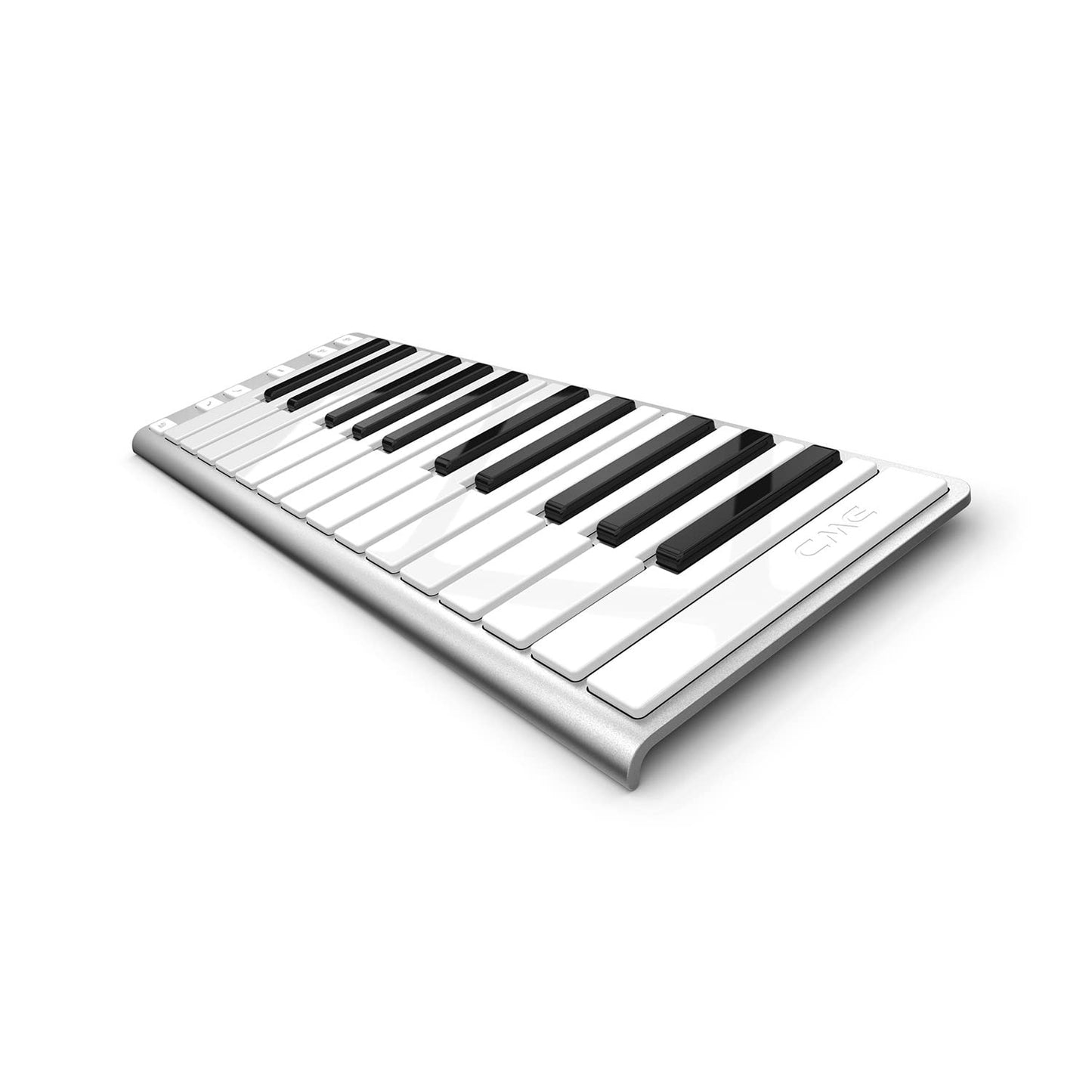 Xkey - driver de teclado MIDI USB 25 - Marco de aluminio ultrafino estilo Apple, 25 teclas sensibles a la velocidad de tamaño completo, postáctil polifónico, Plug & Play en iPad, iPhone, Mac y PC