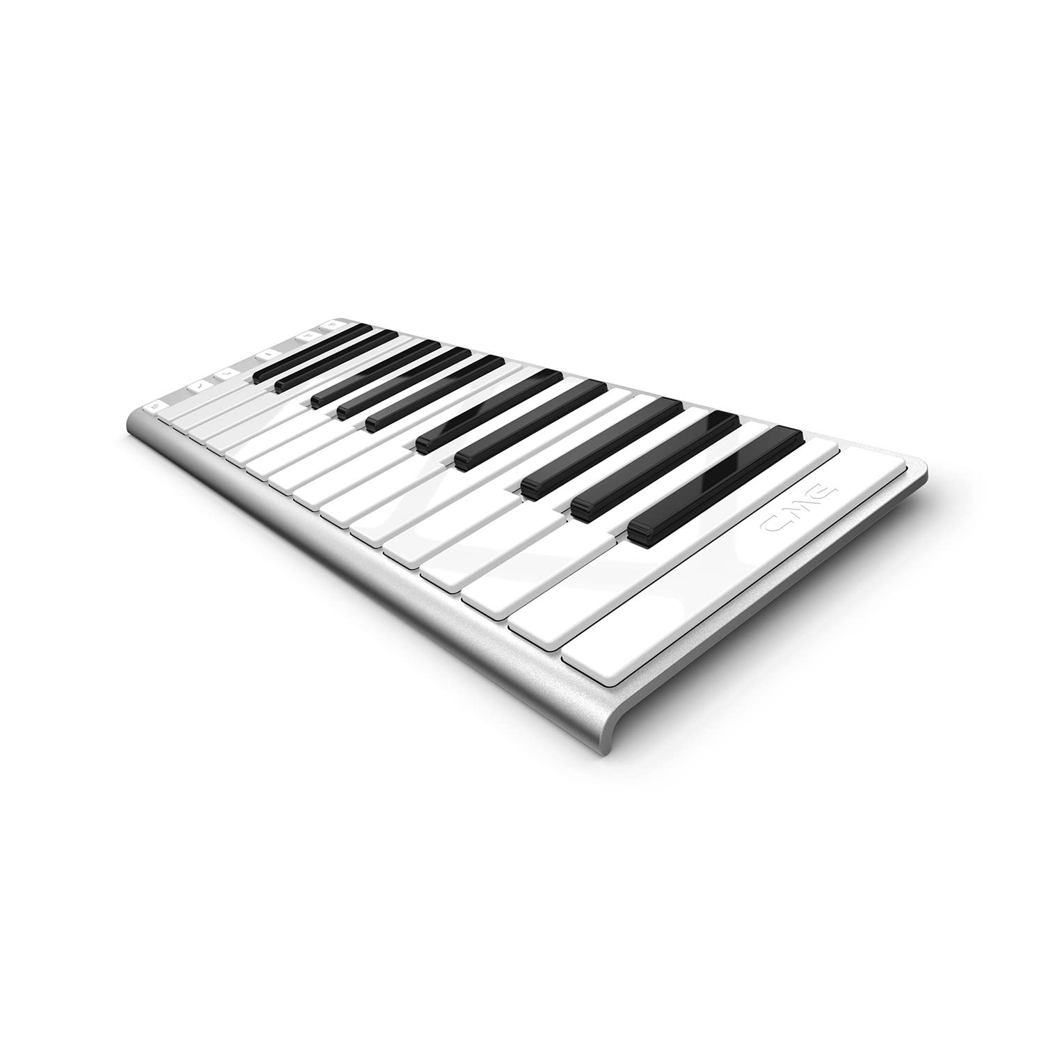 Xkey - driver de teclado MIDI USB 25 - Marco de aluminio ultrafino estilo Apple, 25 teclas sensibles a la velocidad de tamaño completo, postáctil polifónico, Plug & Play en iPad, iPhone, Mac y PC