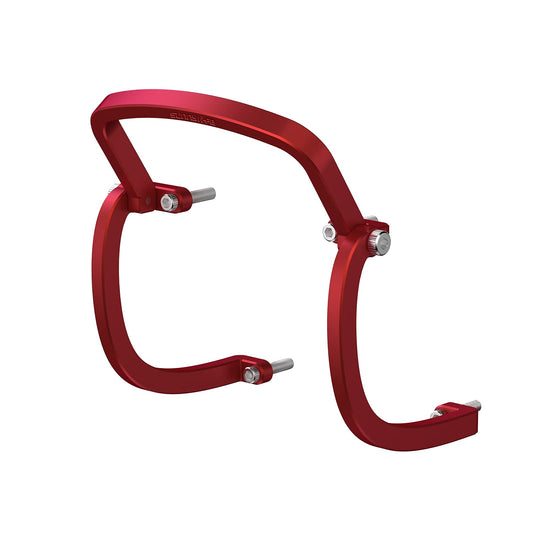 FPV Drone Gimbal Bumper para DJI FPV Drone PTZ Protect Bar Cámara de aleación de aluminio Anti-colisión (Rojo)