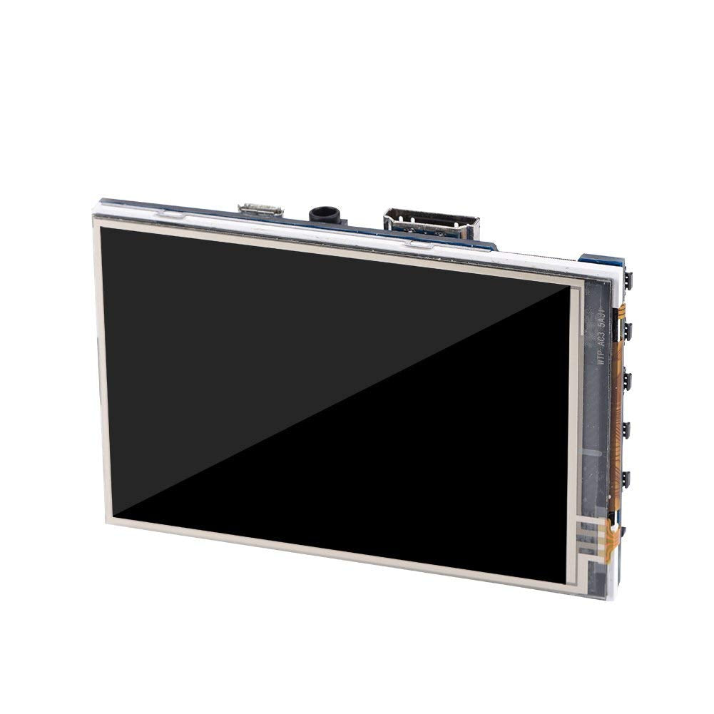 Tosuny 1080P IPS 60fps 3.5inch HDMI LCD Pantalla de Visualización con Caja Acrílico para Raspberry Pi