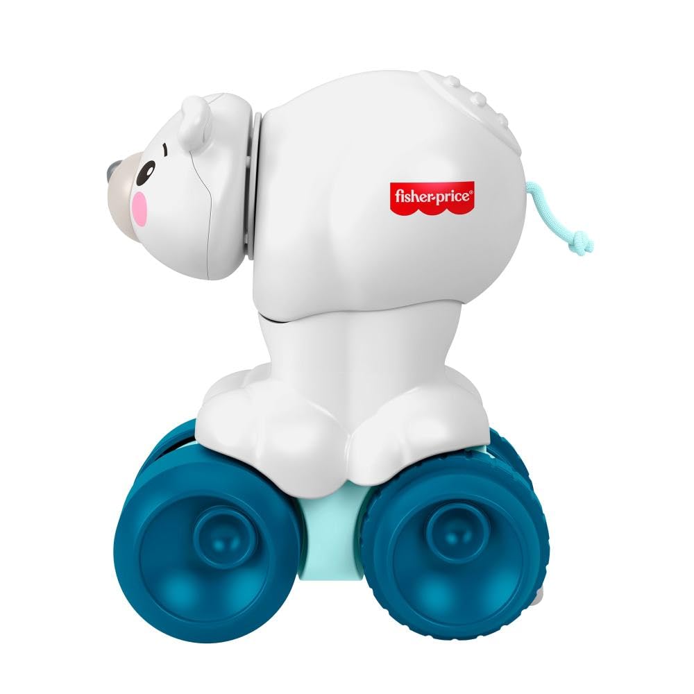 Fisher-Price Juguete para Bebés Osito Polar Gatea Conmigo para bebés de 9 Meses en adelante