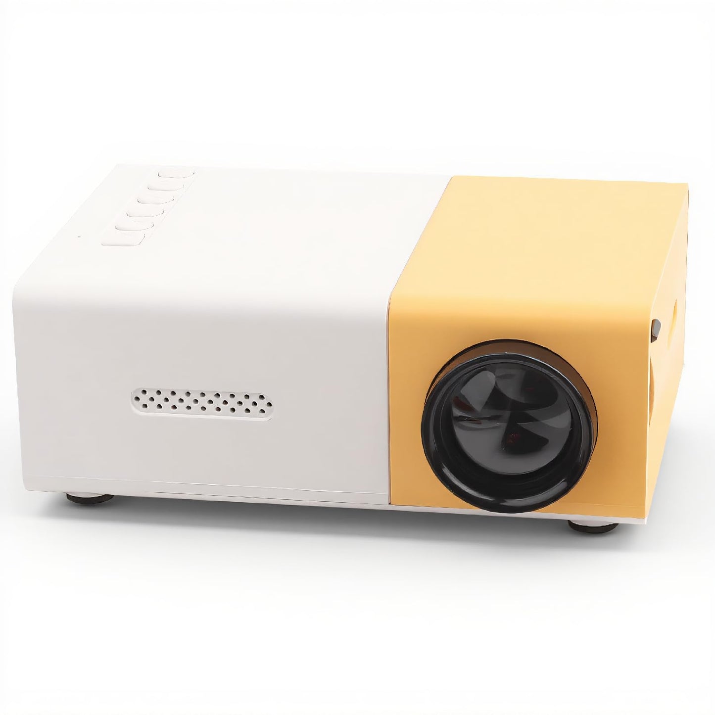 de películas Mini HD, Elegante portátil de Cine en casa Compatible con 720P, Pantalla 1080P, Reproductor Multimedia HDMI Adecuado para recreación(Nosotros)
