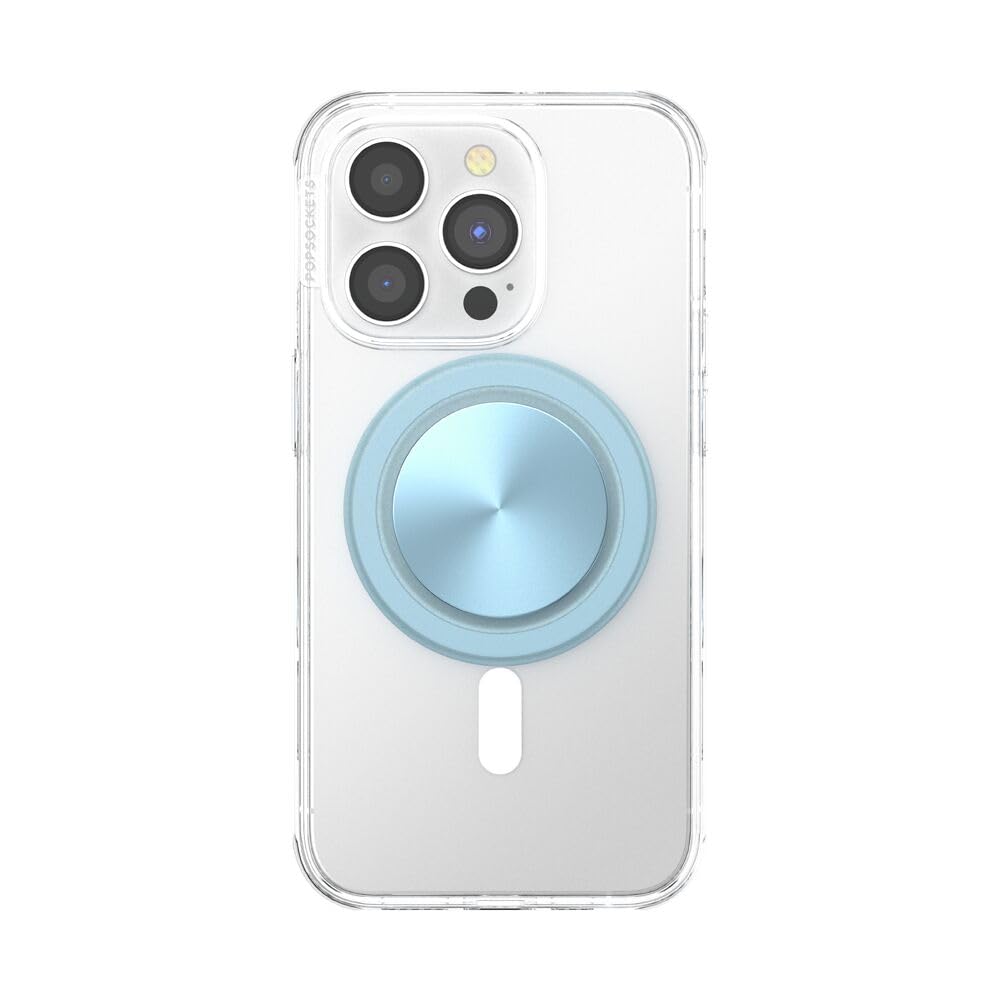 Agarre Magnético PopGrip PopSockets Negro con Parte Superior Intercambiable para iPhone MagSafe