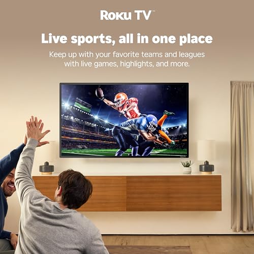 Hisense - Televisor inteligente Roku de 40 pulgadas clase A4 FHD 1080p con compatibilidad Alexa (40A4NR) - Dolby Audio, diseño de bisel delgado, Google Assistant