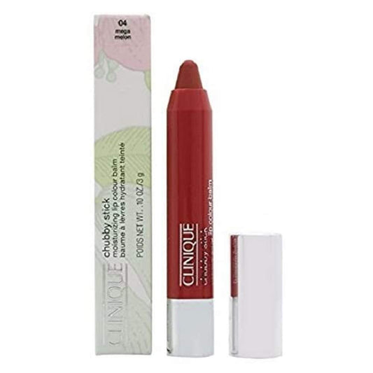 Clinique Chubby Stick Moisturizing Lip Color Balm, No. 04 Mega Melon, 0.1 Ounce