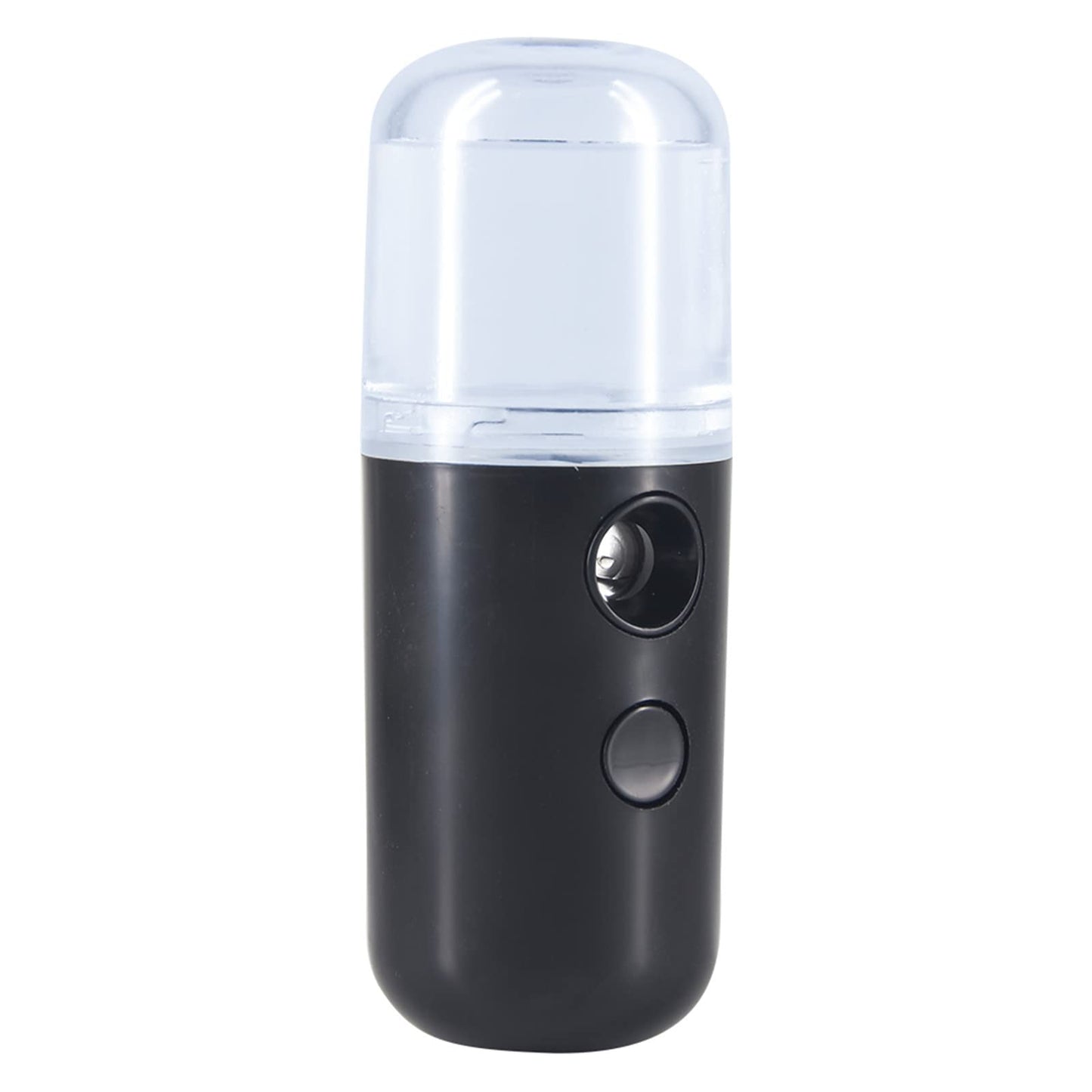 Kingsmile Nano Mist Sprayer, Hidratante Nano Facial Mister, Portable Mini Nano Mister, Práctico rociador hidratante para extensiones de pestañas Cuidado de la piel Maquillaje, 1OZ / 30ML Tanque de agua visual Negro