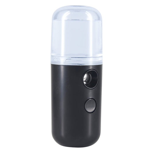 Kingsmile Nano Mist Sprayer, Hidratante Nano Facial Mister, Portable Mini Nano Mister, Práctico rociador hidratante para extensiones de pestañas Cuidado de la piel Maquillaje, 1OZ / 30ML Tanque de agua visual Negro