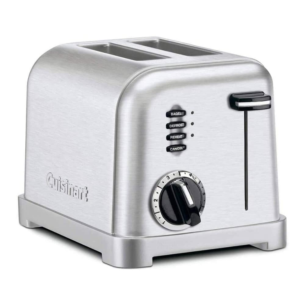 Cuisinart Tostadora clásica de metal de 2 rebanadas