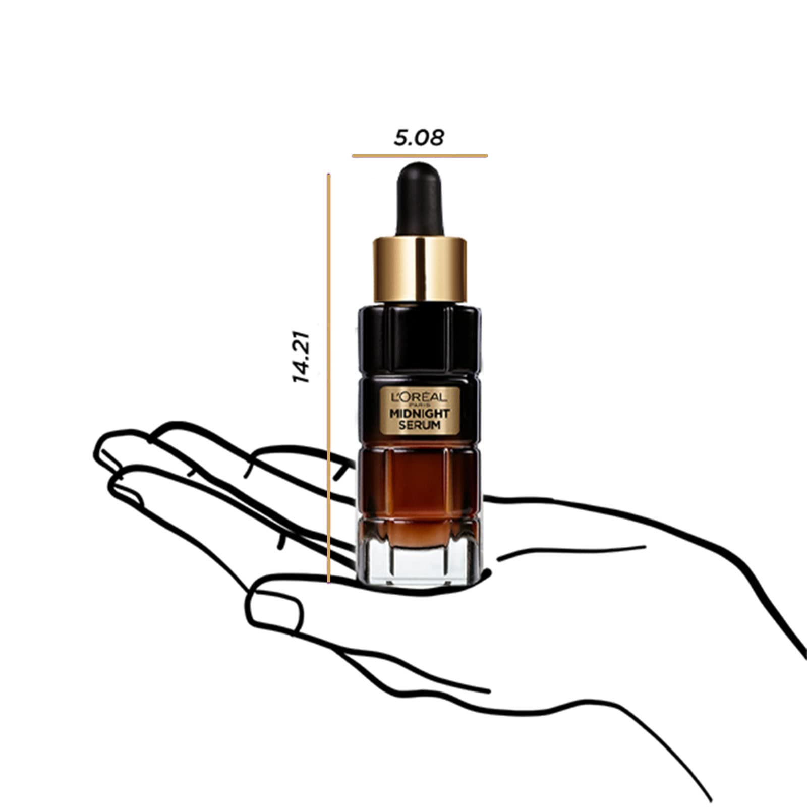 L'Oreal Paris Age Perfect Renovación Celular Serum de Noche Midnight Serum + Uv Defender bloqueador solar Fluido Invisible FPS 50 +
