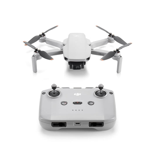DJI Mini 2 SE, dron mini con cámara ligero y plegable con vídeo 2.7K, modos inteligentes, transmisión de vídeo a 10 km, 31 minutos de vuelo, menos de 249 g, fácil de usar, fotos callejeras y de viajes
