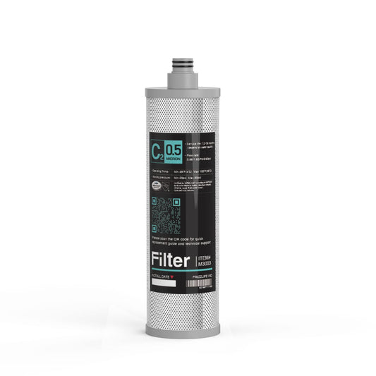 Frizzlife M3003 - Cartucho de filtro de repuesto (C2) - Cartucho de filtro de bloque de carbono - 3ª etapa para SK99, SP99, SK99 nuevo y SP99 nuevo sistema de filtro de agua