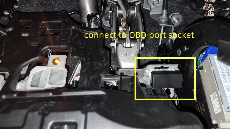 Kit OBD Lexus GX460 2010-2019 Negro Módulo Inteligente 3 en 1 para Control de Ventanas y Espejo Plegable Automático
