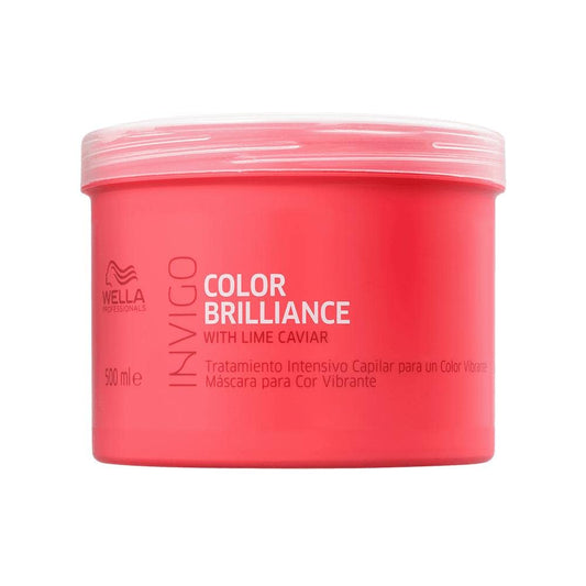 Mascarilla Wella Invigo Brilliance 500ml Rojo Intenso
