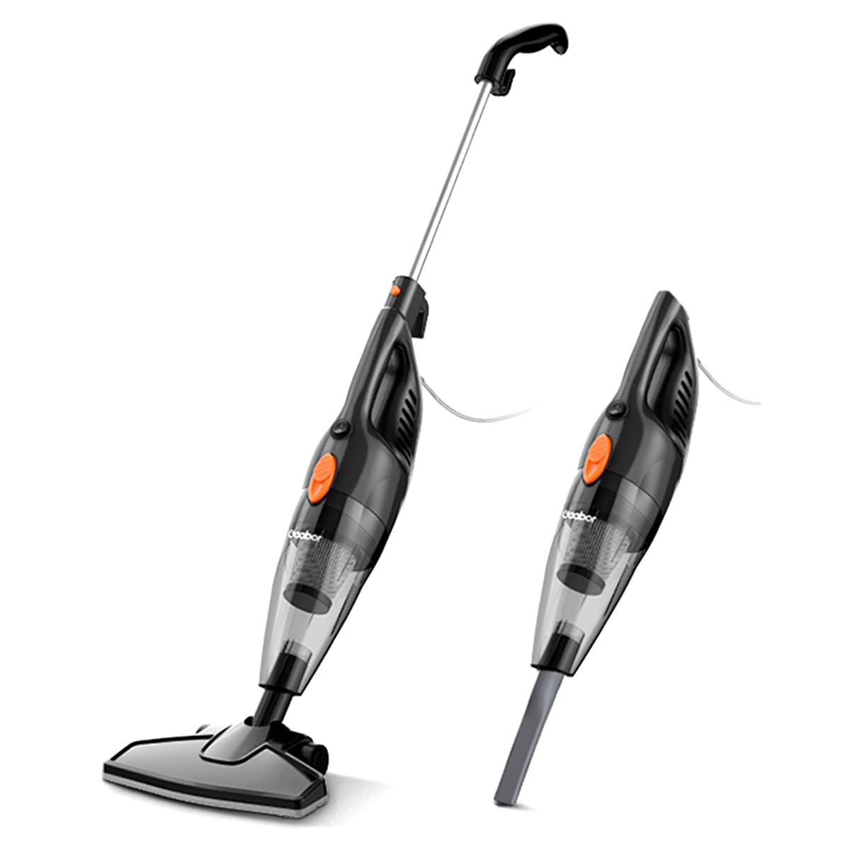 Gaabor Aspiradora Vertical 2 en 1 GVCW-M15A de 1.5 litros, Potencia de 650 Watts y 16 mil Pascales de Succion, Color Negro