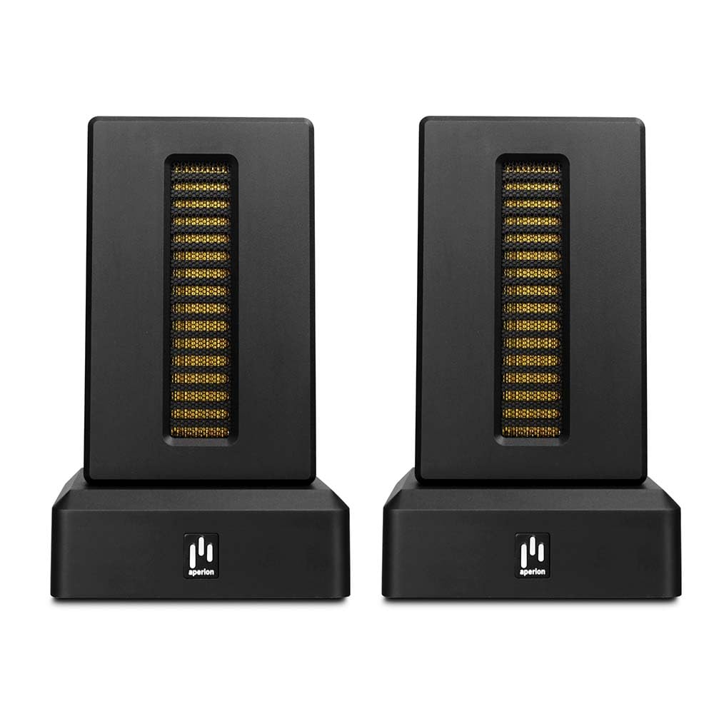 Altavoz Aperion Audio Negro Alta Sensibilidad con Transformador de Movimiento para Cine en Casa Audiófilo